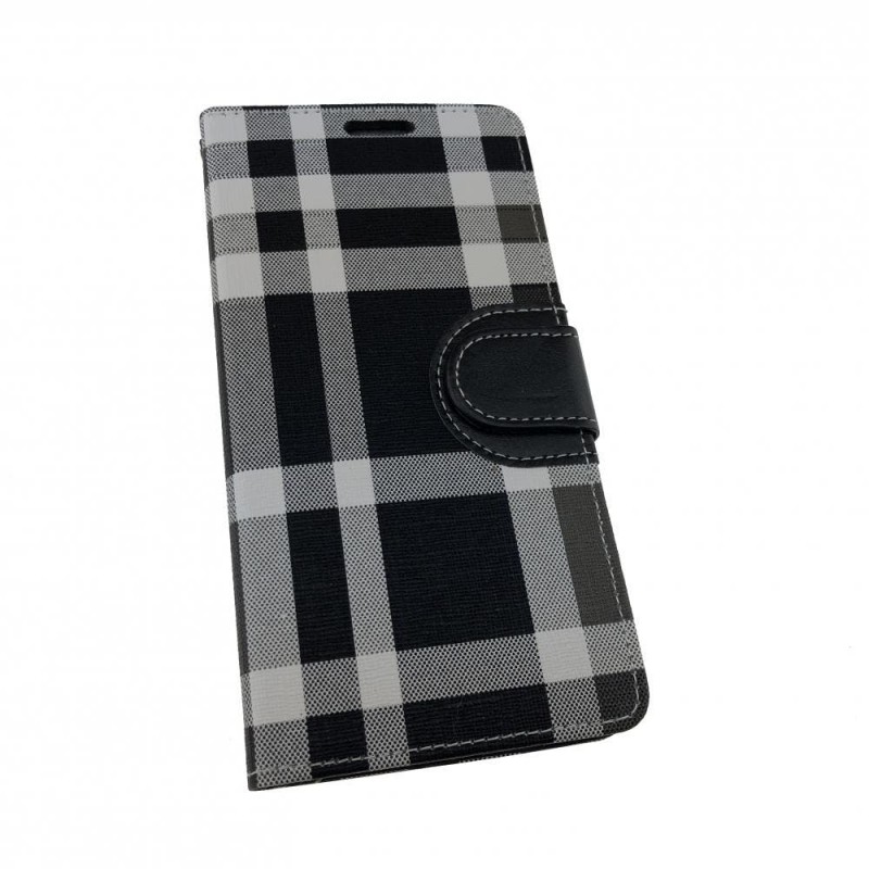 Plaid Leather Case -...